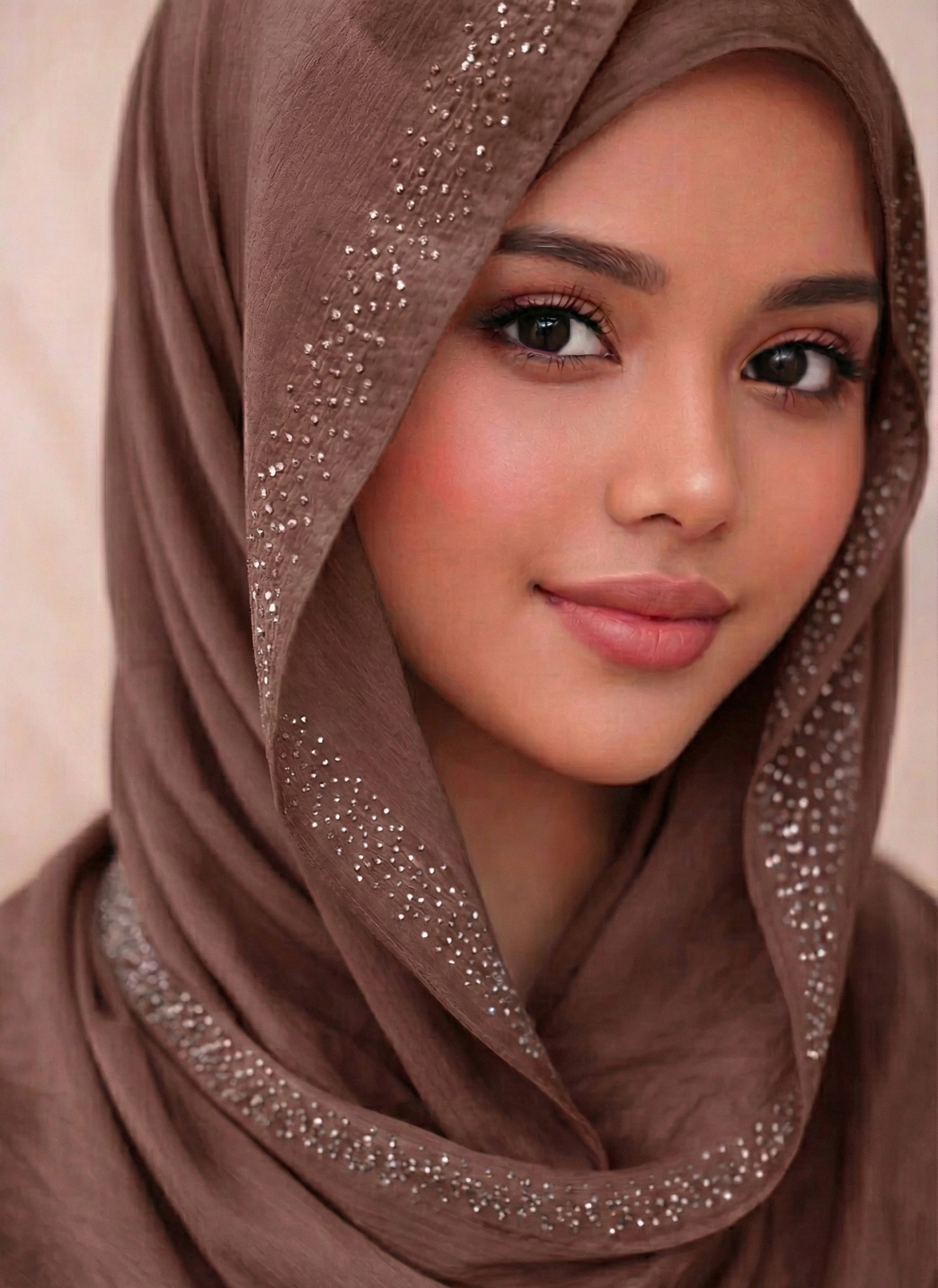 Muna Satin Stone Hijab