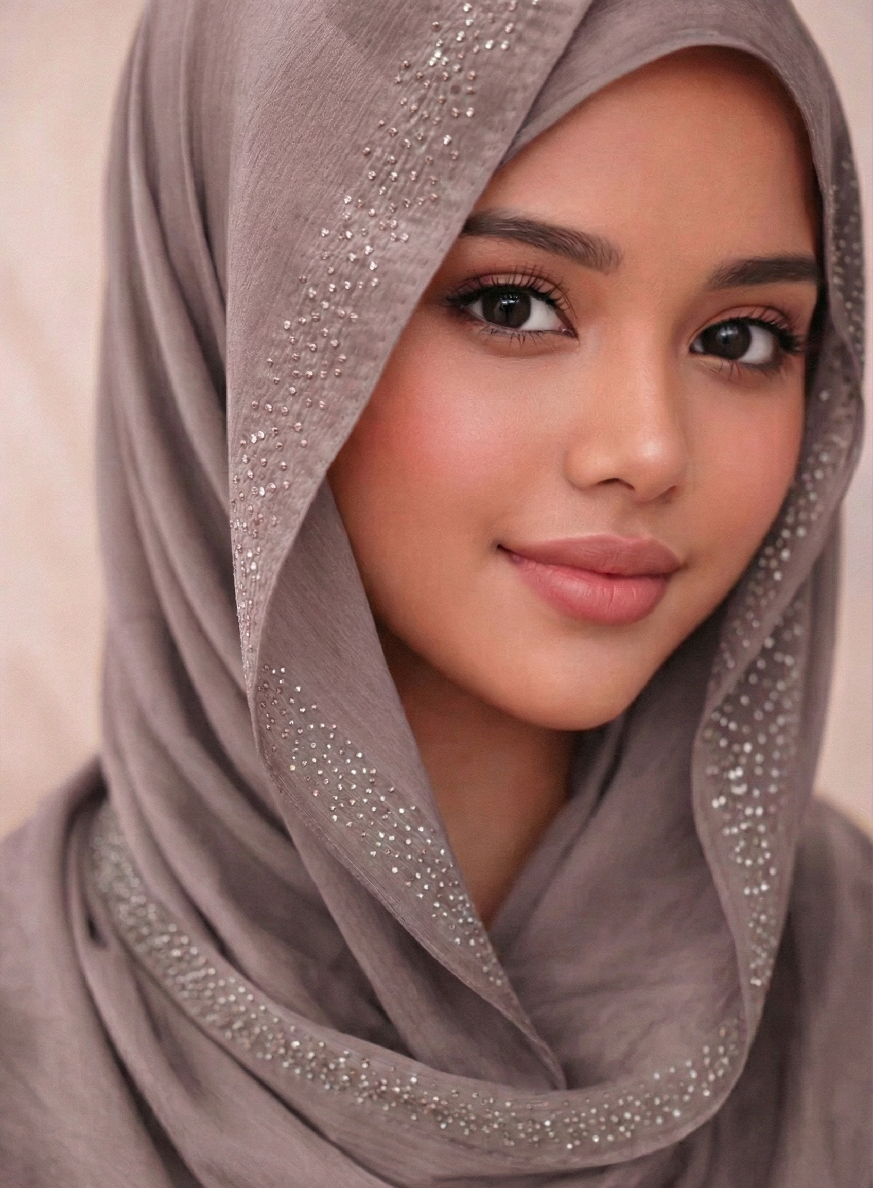 Muna Satin Stone Hijab