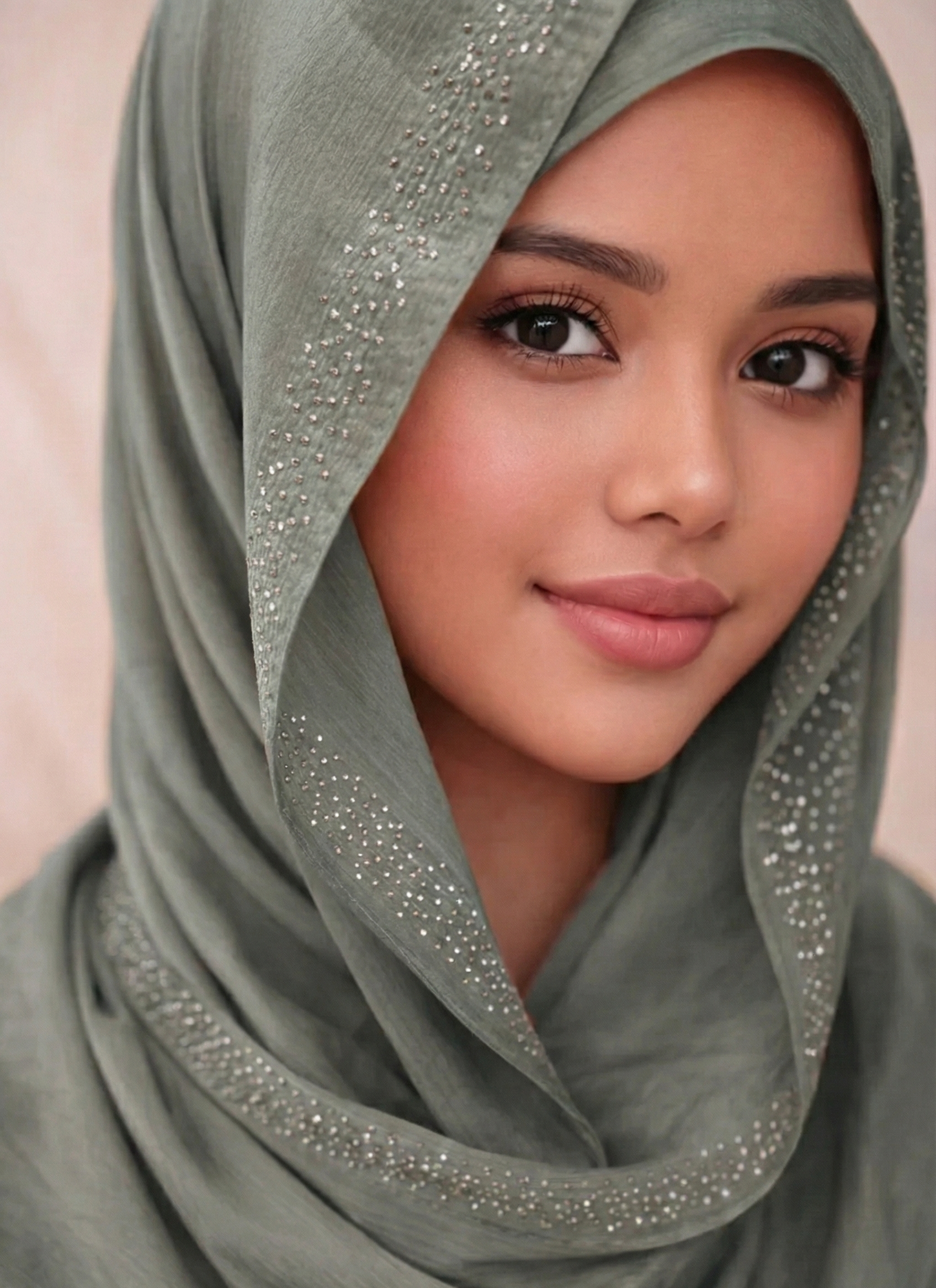 Muna Satin Stone Hijab