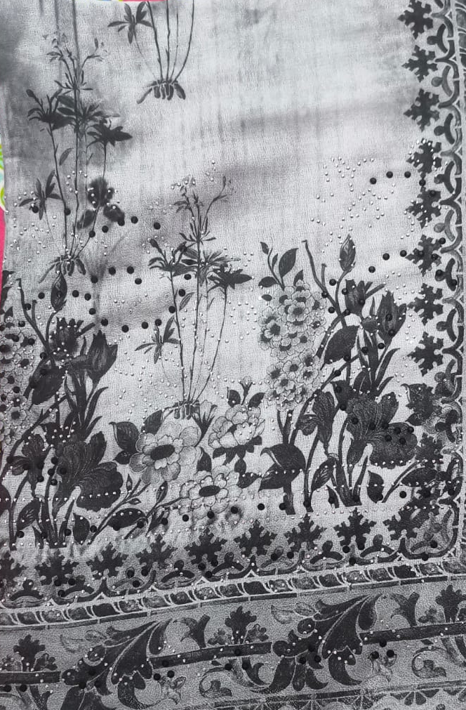 Premium Cotton Hijab with Stones