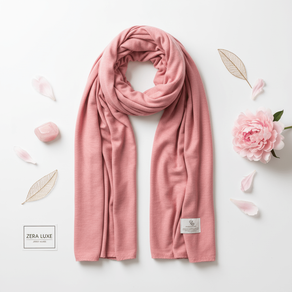 Jersey Hijab - Rose Quartz - Zera Luxe - Tuhfa