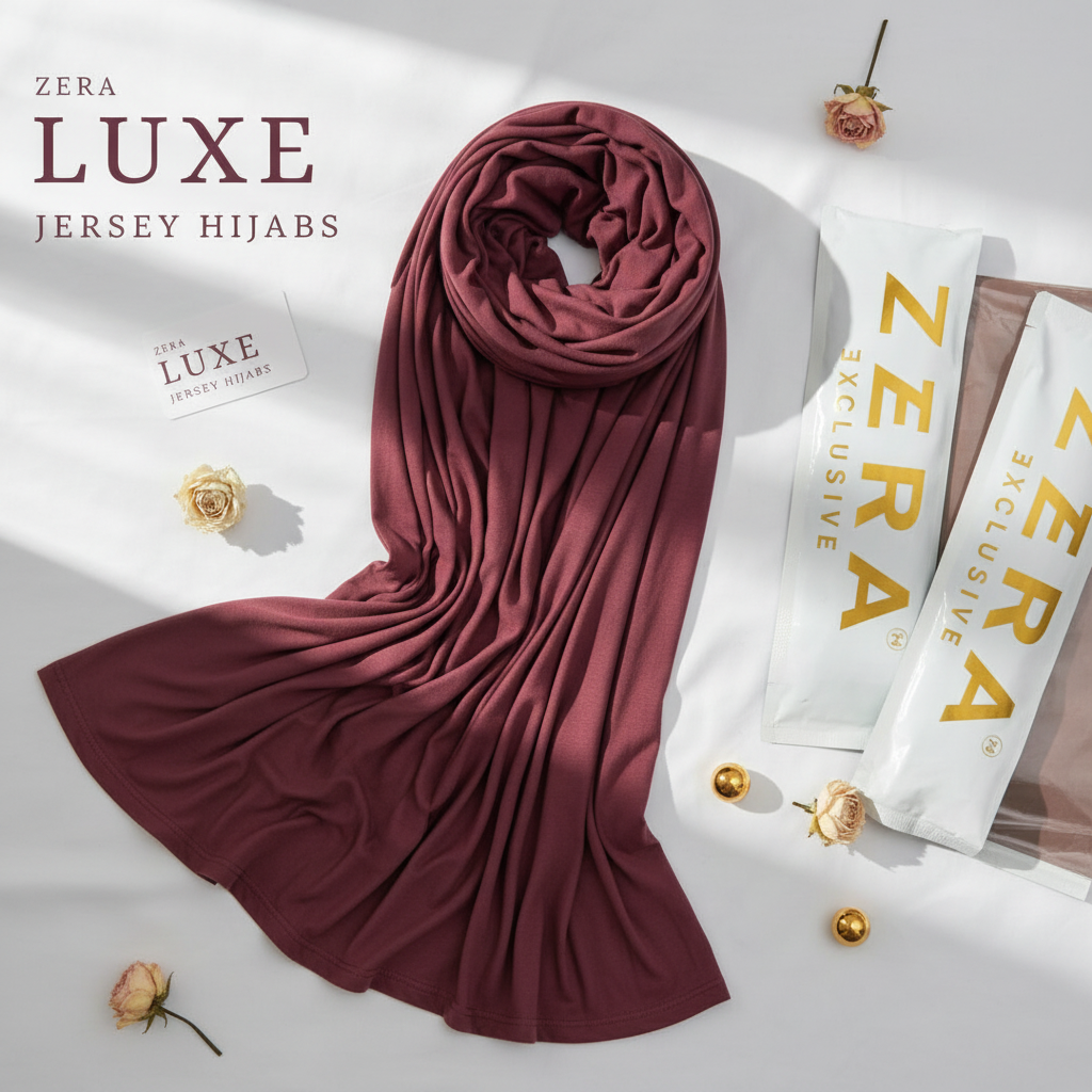 Opera Mauve Jersey Hijab - Color #ba7888