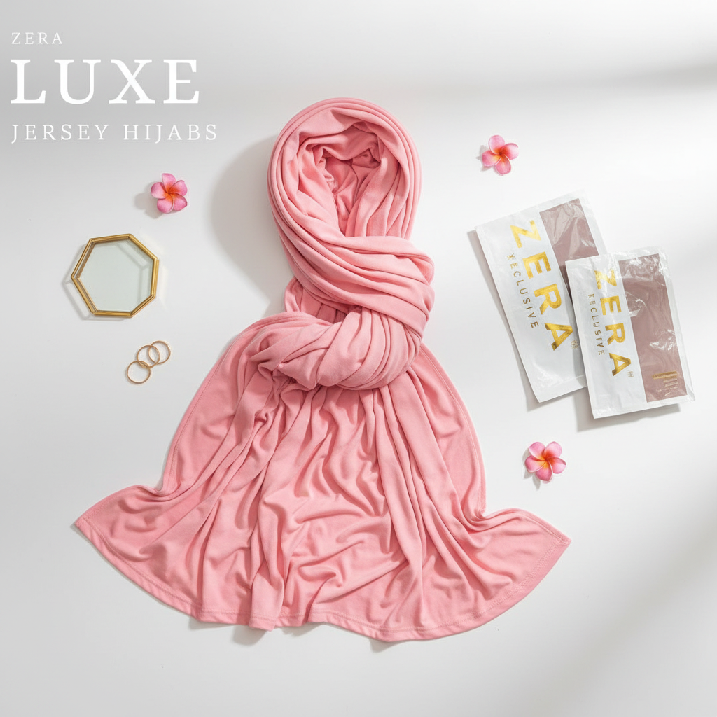 Pink Jersey Hijab - Color #fa92a7