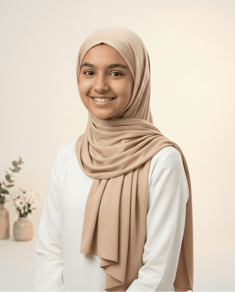 Premium Turkey Jersey Hijab - Beige - Tuhfa