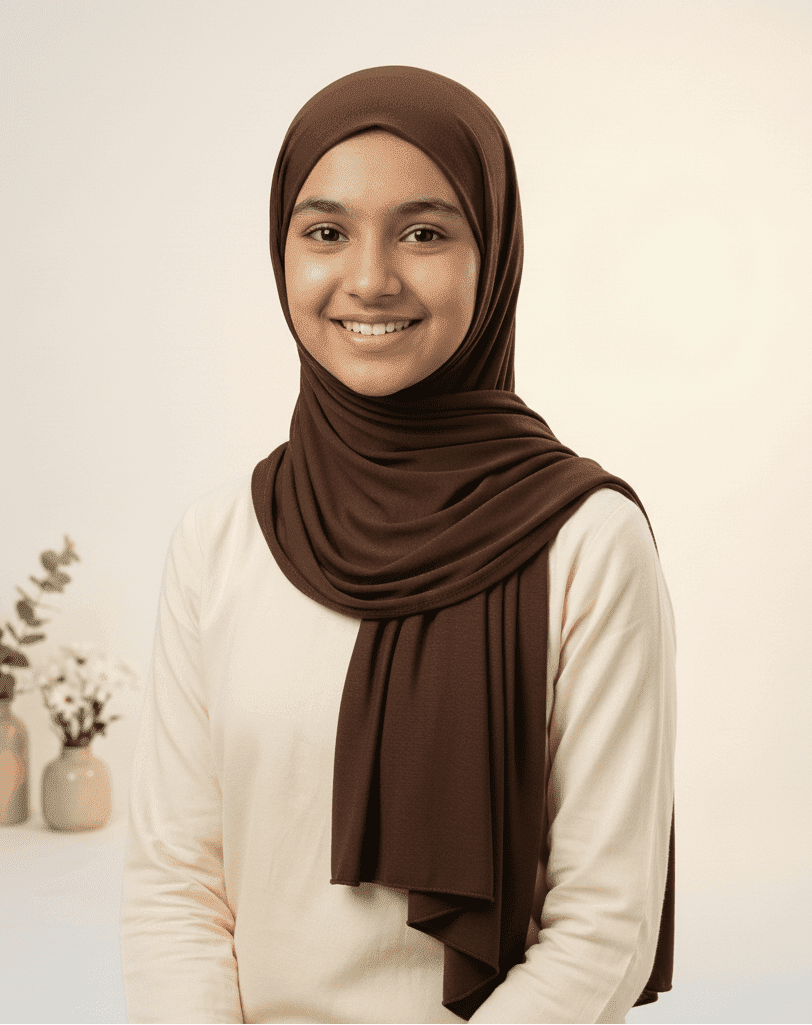 Premium Turkey Jersey Hijab - Chocolate - Tuhfa