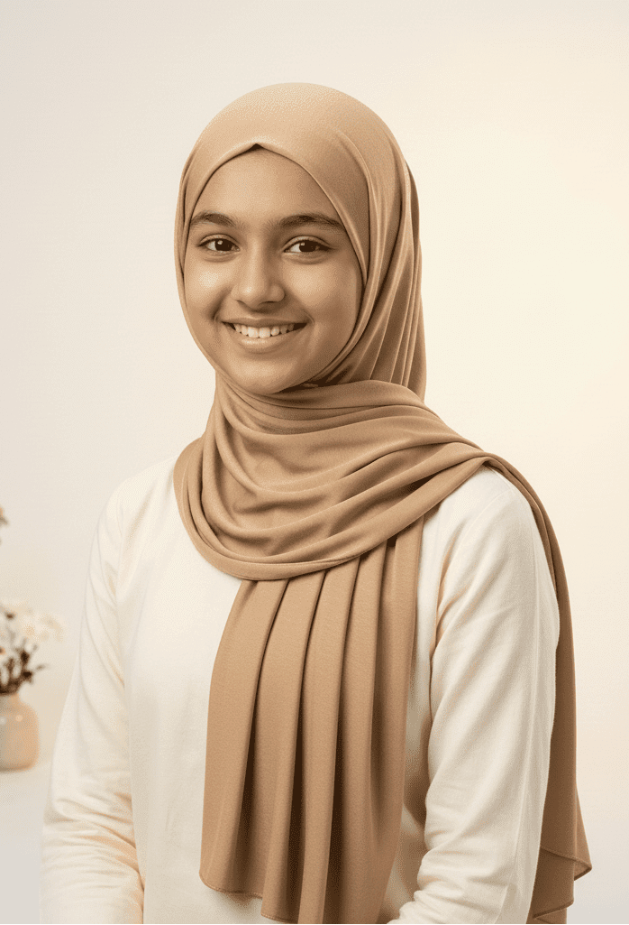 Premium Turkey Jersey Hijab - Tan - Tuhfa