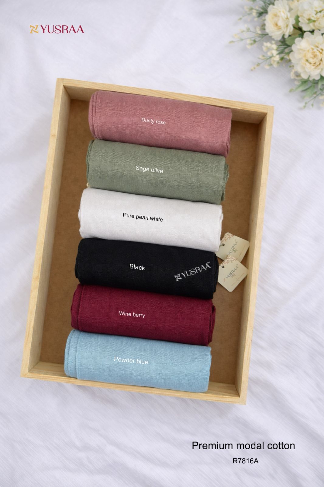 Turkey Modal Cotton Hijab - Wine Berry - Tuhfa